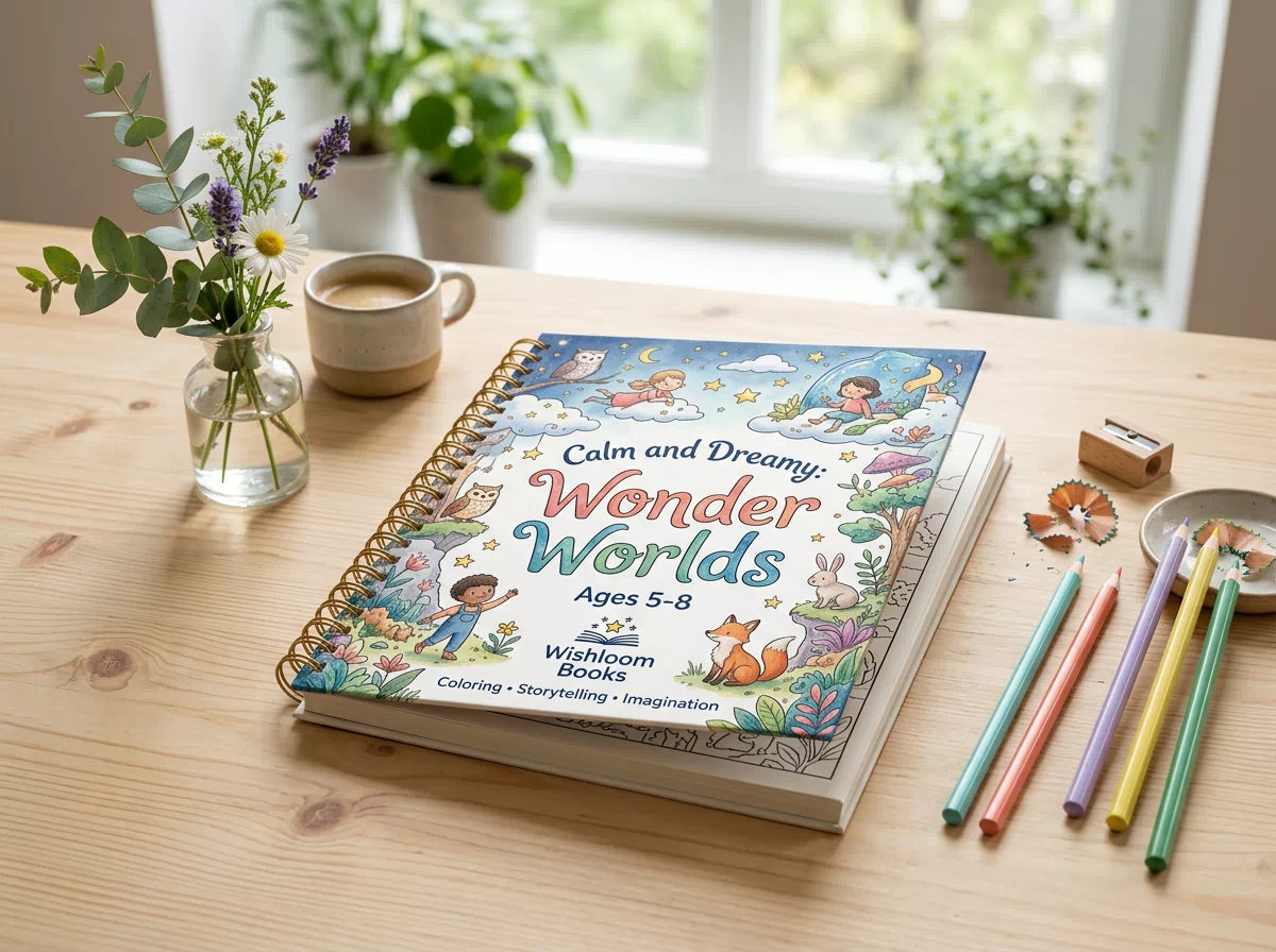 Calm and Dreamy: Wonder Worlds (Ages 5–8)